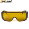 occhiali di protezione gialli di protezione degli occhi del laser 190~420&amp;850~1300nm per il laser di YAG 1064nm e la macchina del laser della fibra