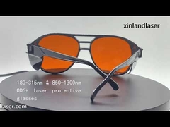 Occhiali protettivi laser 190-540nm e 850-1300OD6+