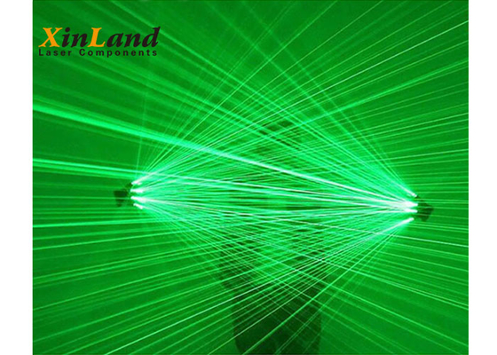 Fascio telecomandato all'aperto di verde 532nm delle luci laser del partito di discoteca dei guanti del club