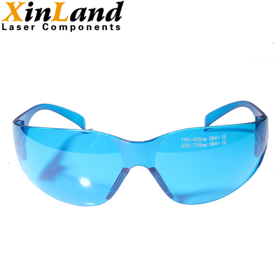 vetri di protezione di laser blu della lente 190~400nm&amp;600-700nm UV ed occhiali di protezione rossi di protezione del laser