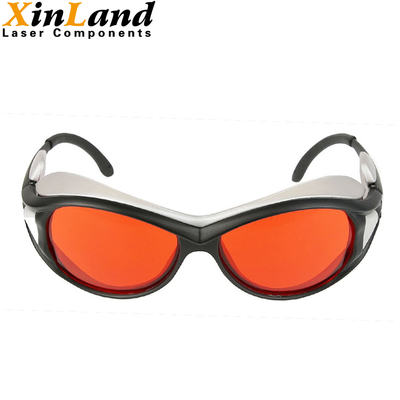 occhiali di protezione arancio del laser della lente di anti della luce verde 532nm di vetro occhiali del laser