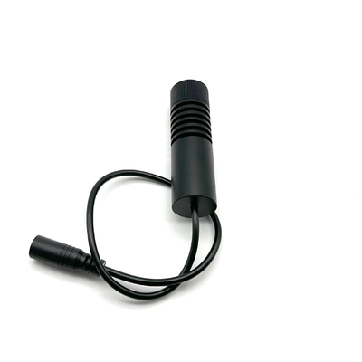 Modulo laser a linea verde da 520 nm a 200 MW 12V Fornitura di alimentazione Modulo di diodo laser da 22x80 mm con supporto