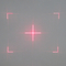 Modulo del laser della DAINA della struttura della cinghia dell'incrocio 40.6° che posiziona la luce della proiezione