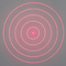 Modulo del laser della DAINA di cinque cerchi concentrici con il punto rotondo