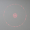 Modulo Mini Laser Atmosphere Light del laser della linea rossa del cerchio di 18 punti